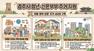 경주시, 청년·신혼부부·다자녀 주거 지원 본격 추진